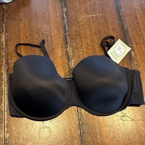 Bali Multiway Strapless Wireless Bra 42 DD Black Removable Straps NEW NWT
